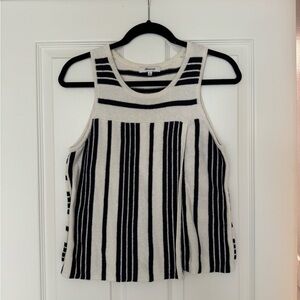Madewell striped sweater knit tank